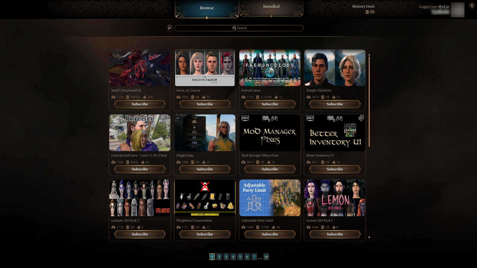 Baldur's Gate 3 Mod Manager found in Game's Main Menu
